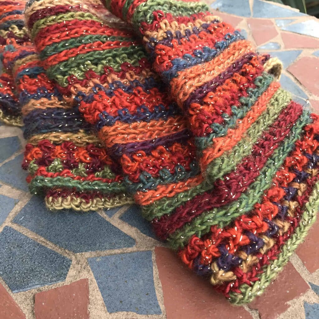 triple crochet scarf