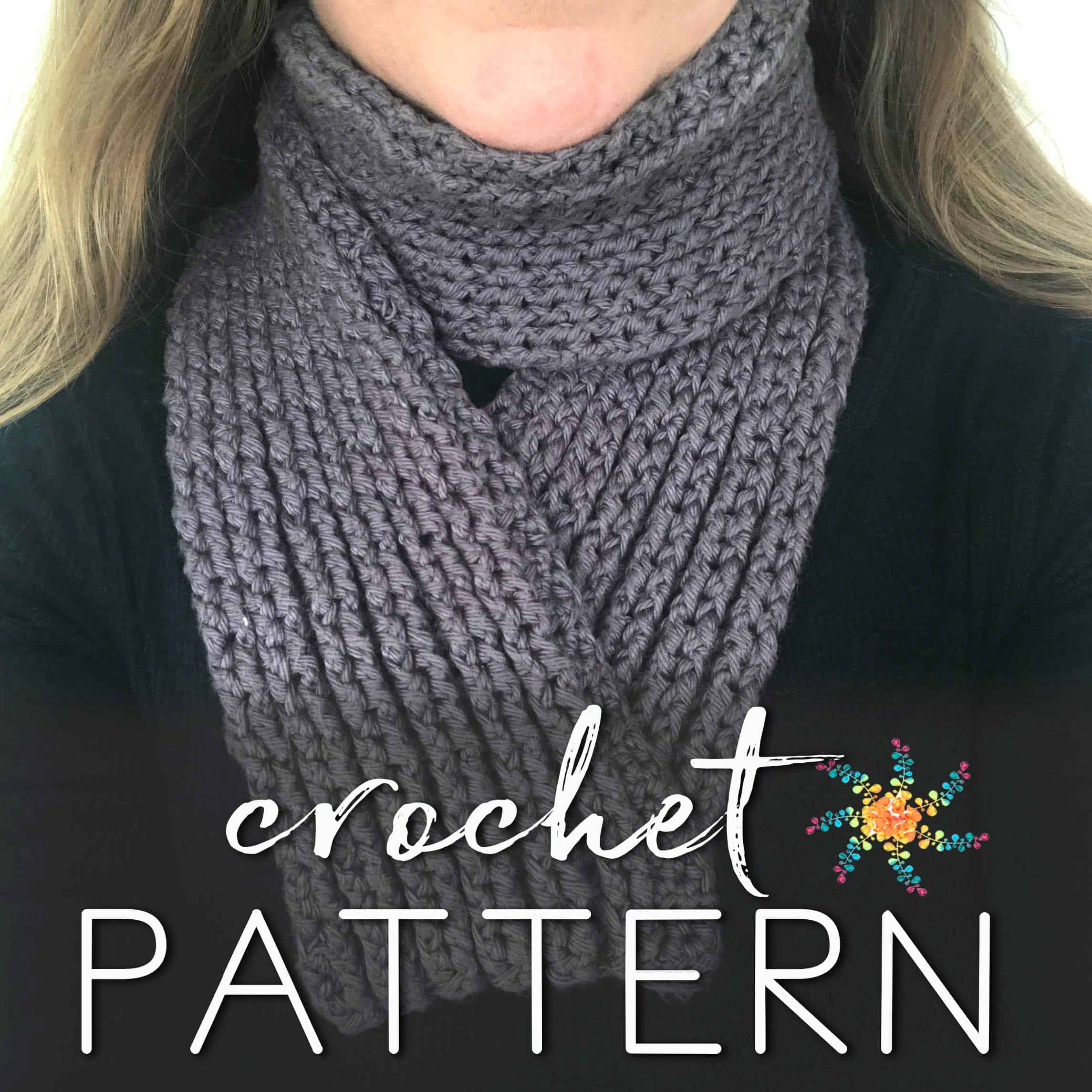 Crochet Overlay Grey Minimalist