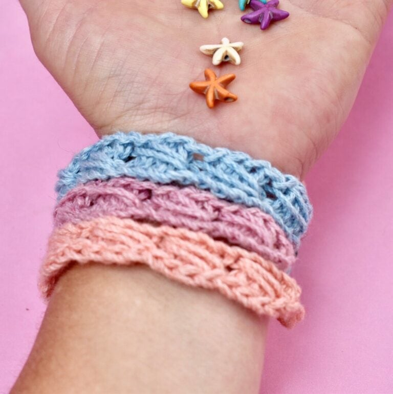 Crochet Friendship Bracelet Pattern Beach Inspired (7)