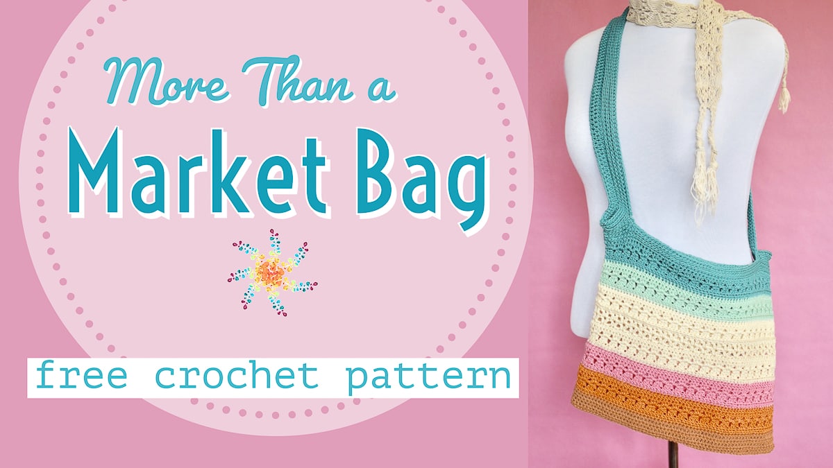 Crochet Bag Crochet Market Bag Pattern (6)