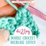 Double Crochet Decrease Stitch (Dc2tog) Tutorial - Stardust Gold Crochet