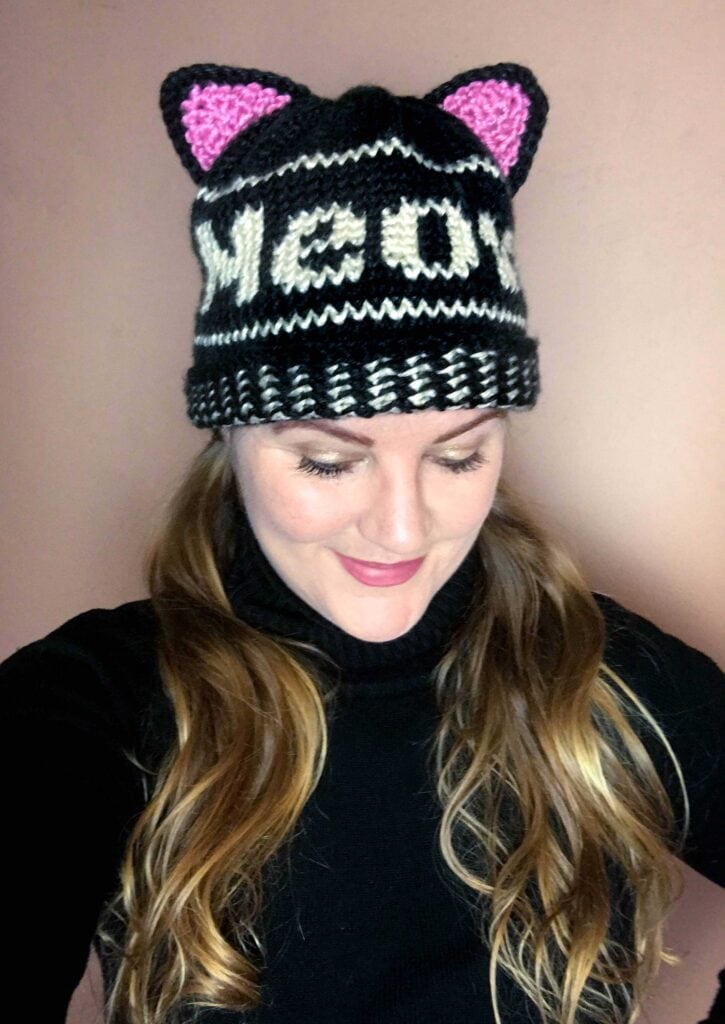 Meow Beanie by Stardust Gold Crochet