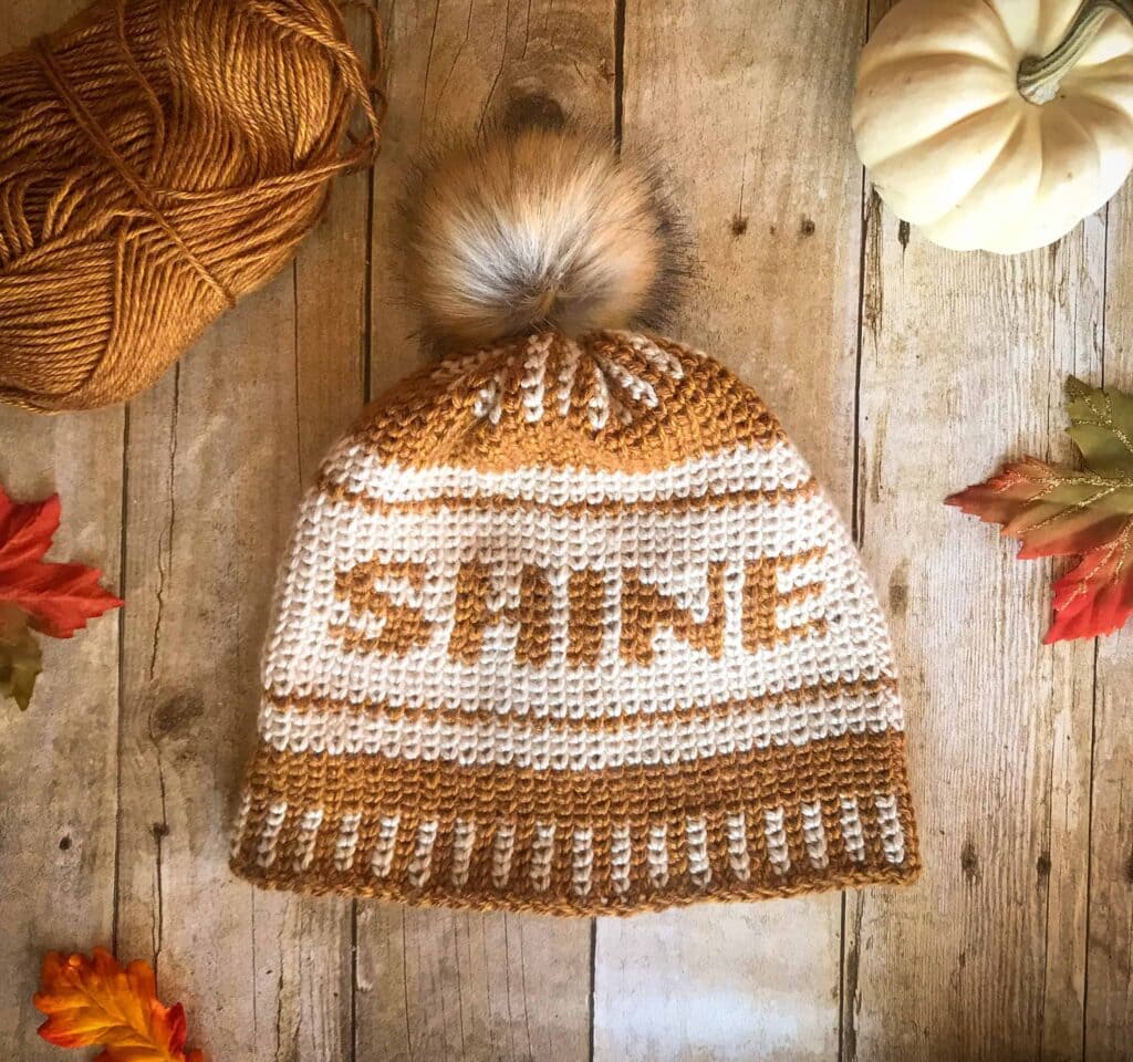 Shine Crochet Beanie