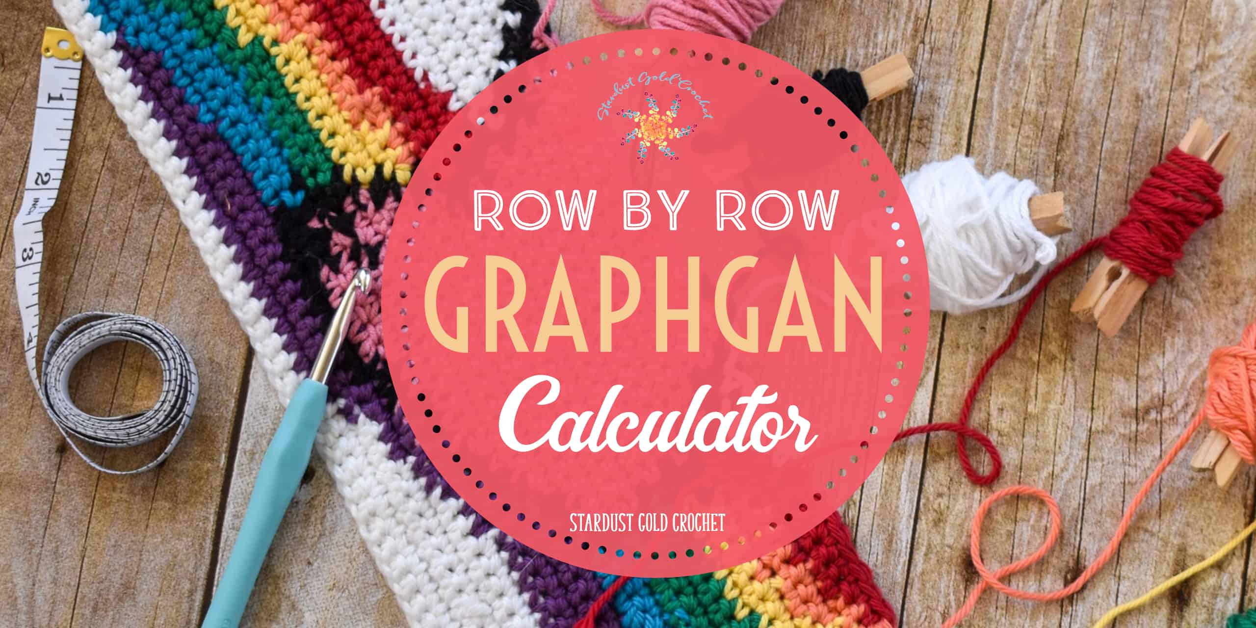 Row by Row Crochet Blanket Size Calculator 