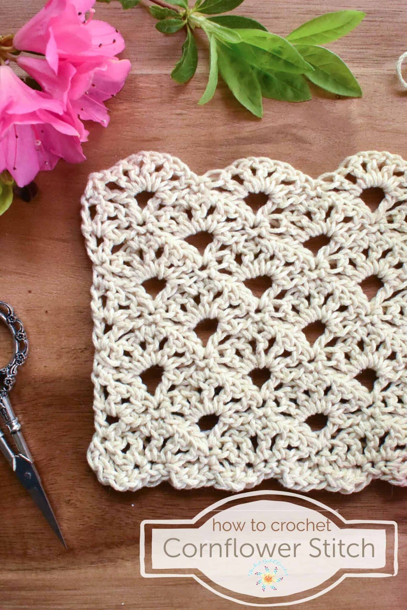 How to Crochet: Cornflower Stitch | Crochet Video Tutorial for