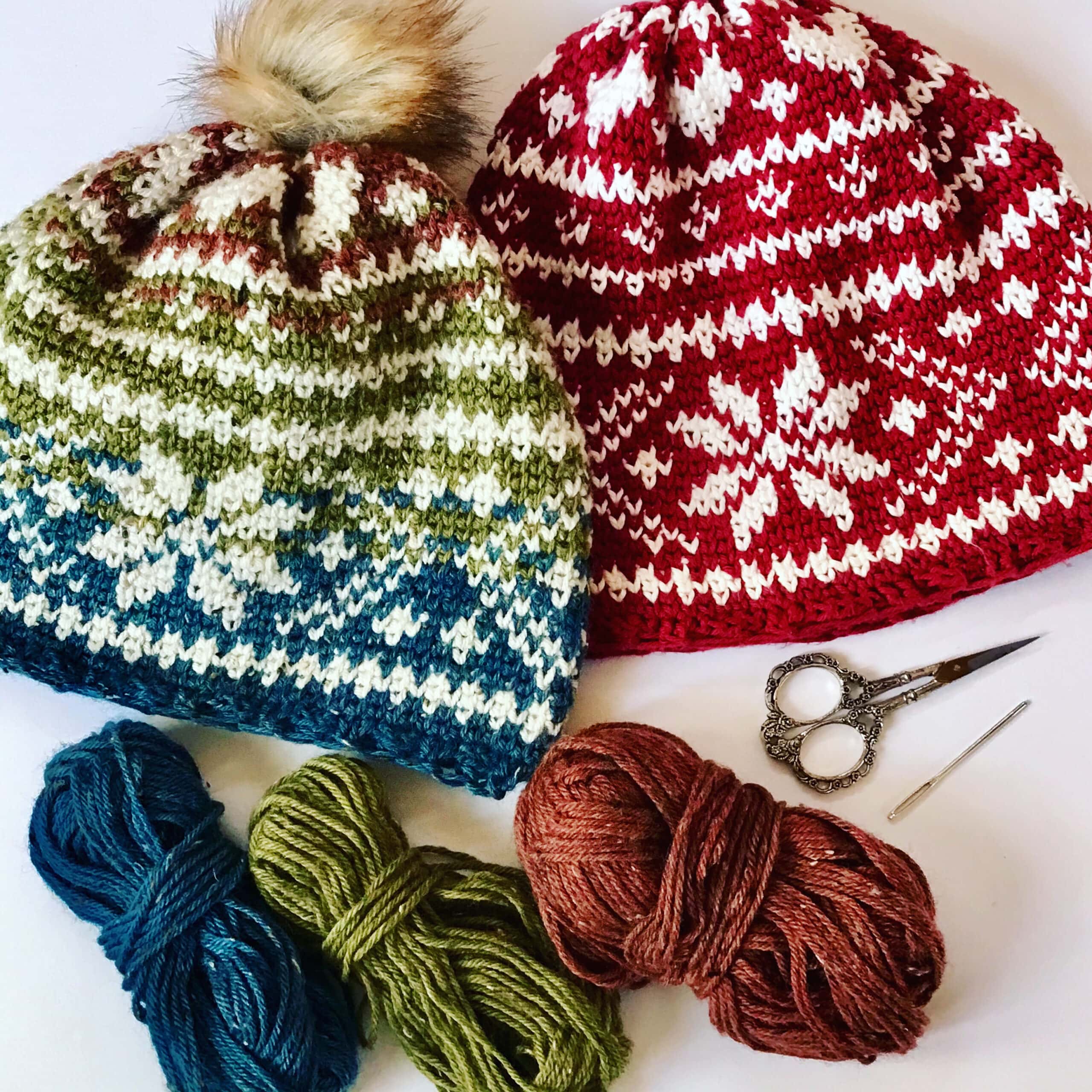 How to Crochet a Fair Isle Beanie (Part 1) - Stardust Gold Crochet