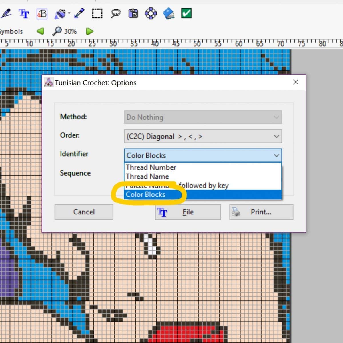 Winstitch Canvas Example Winstitch Tutorial | How to Export a Crochet Pattern to PDF - Stardust ...