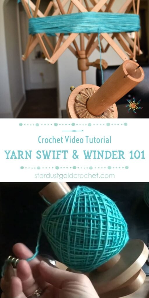 How to Crochet: Using a Yarn Swift and Winder 