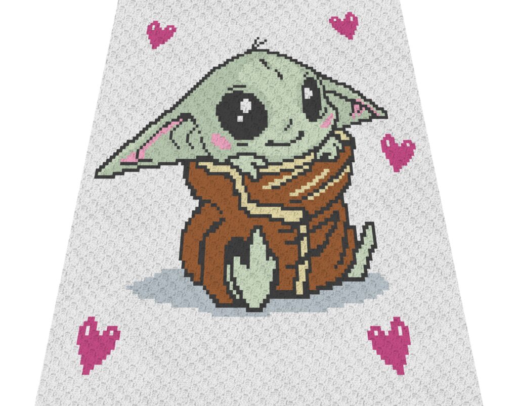 Yoda baby best sale blanket crochet pattern