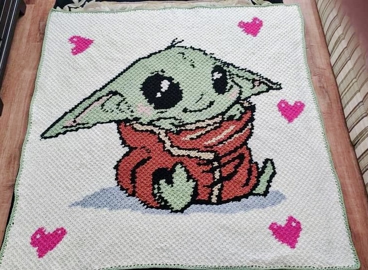 Baby Yoda With Stitch Paint By Numbers 