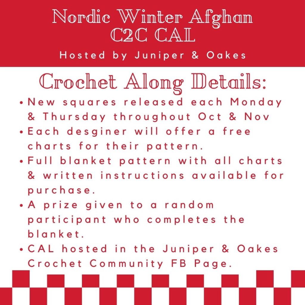 Nordic Winter Afghan Details