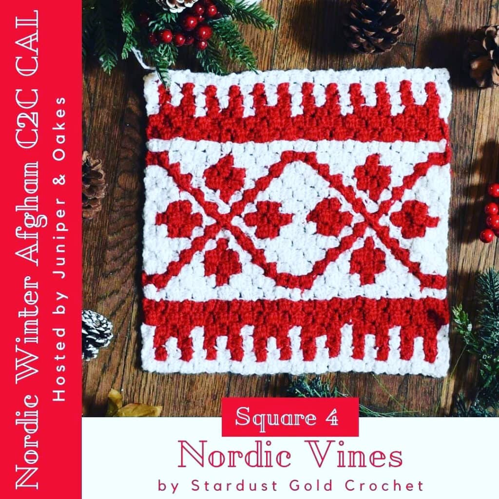 Nordic Vines C2C Square 4