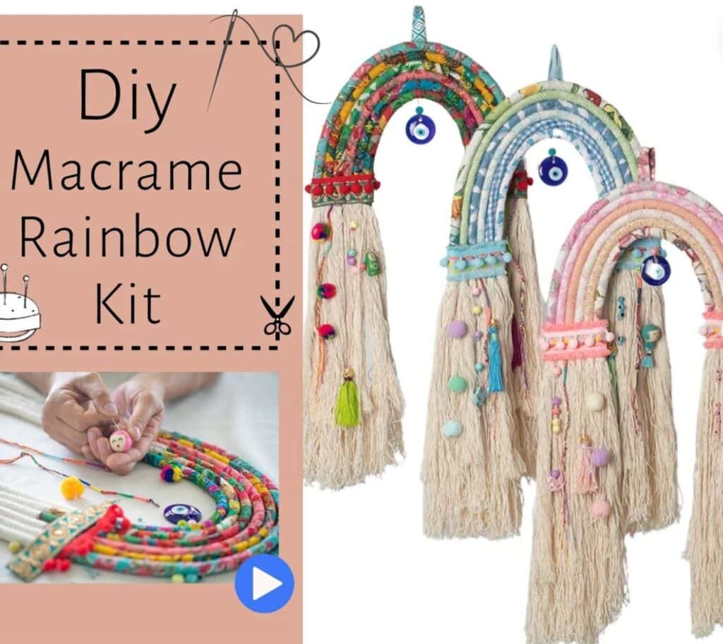 macrame rainbows