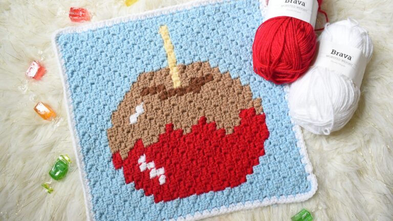 C2C Candy Apple Blanket Square Feature