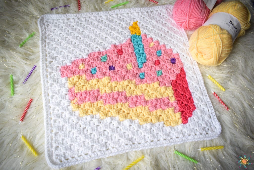 Cupcake C2C Crochet Pattern (6 of 10)