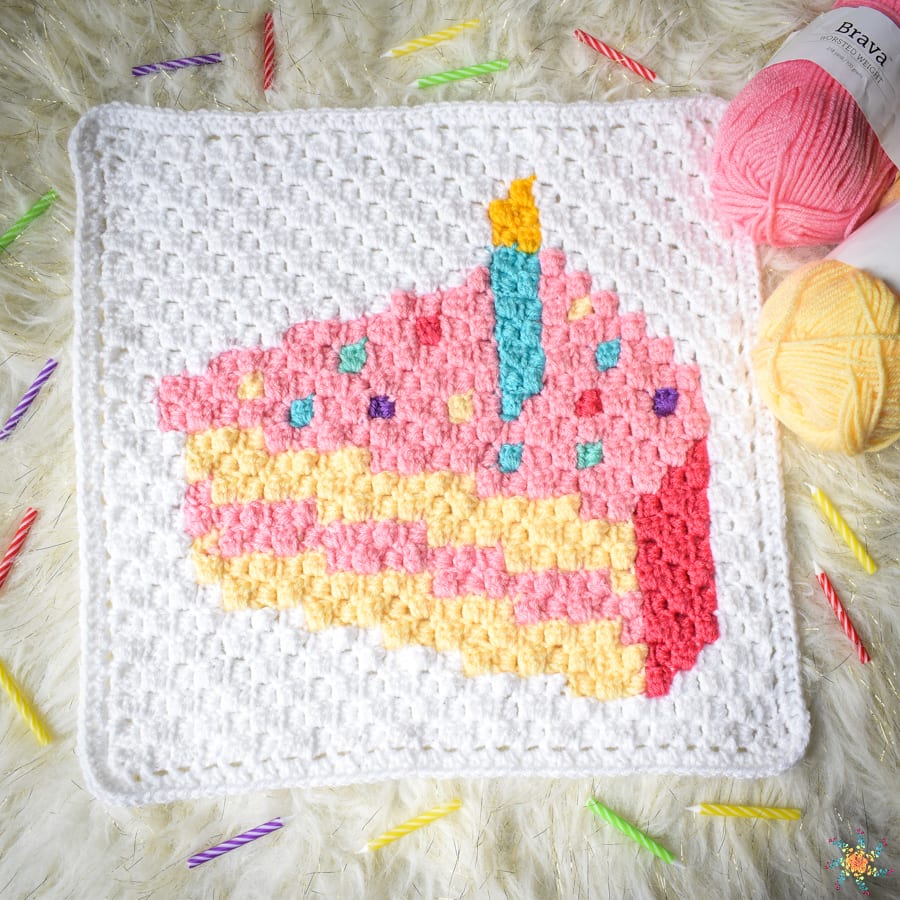 Cupcake C2C Crochet Pattern (8 of 10)