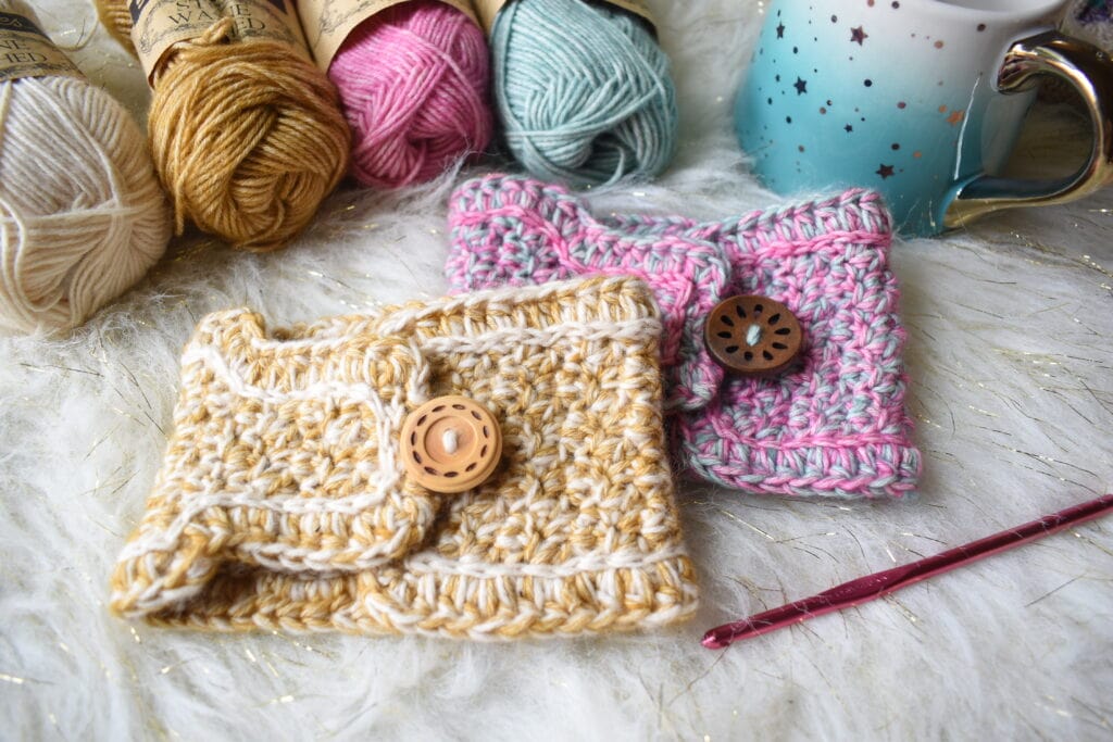 Quick Crochet Coffee Cozy Pattern (6)