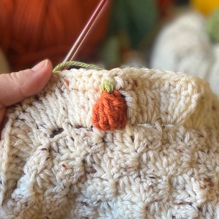 Crochet Pumpkin Stitch Tutorial2