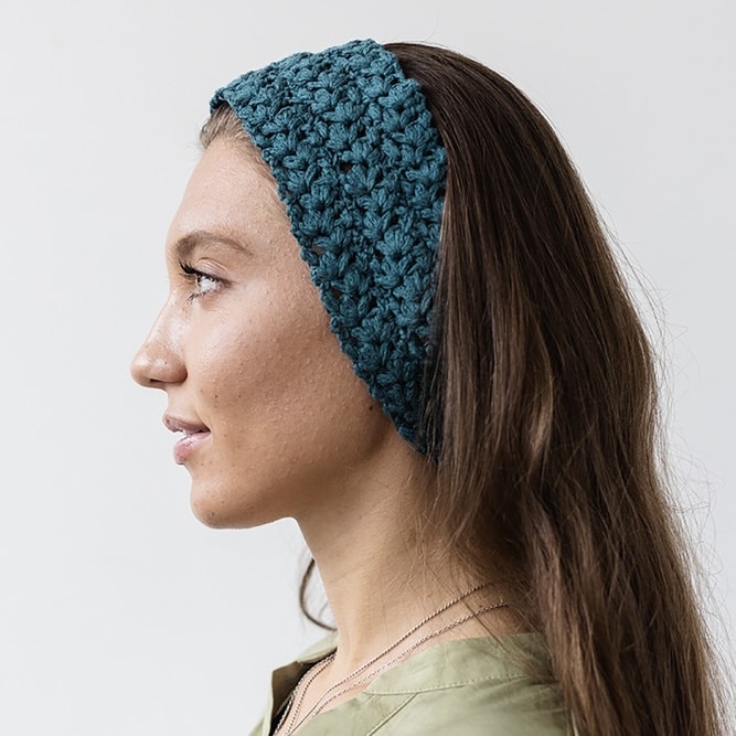 Lotus Headband Free Crochet Pattern (8)