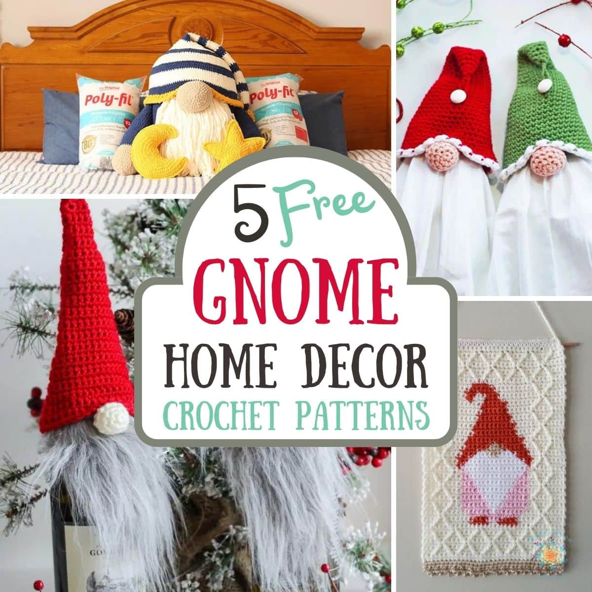 5 free crochet gnome home decor patterns2