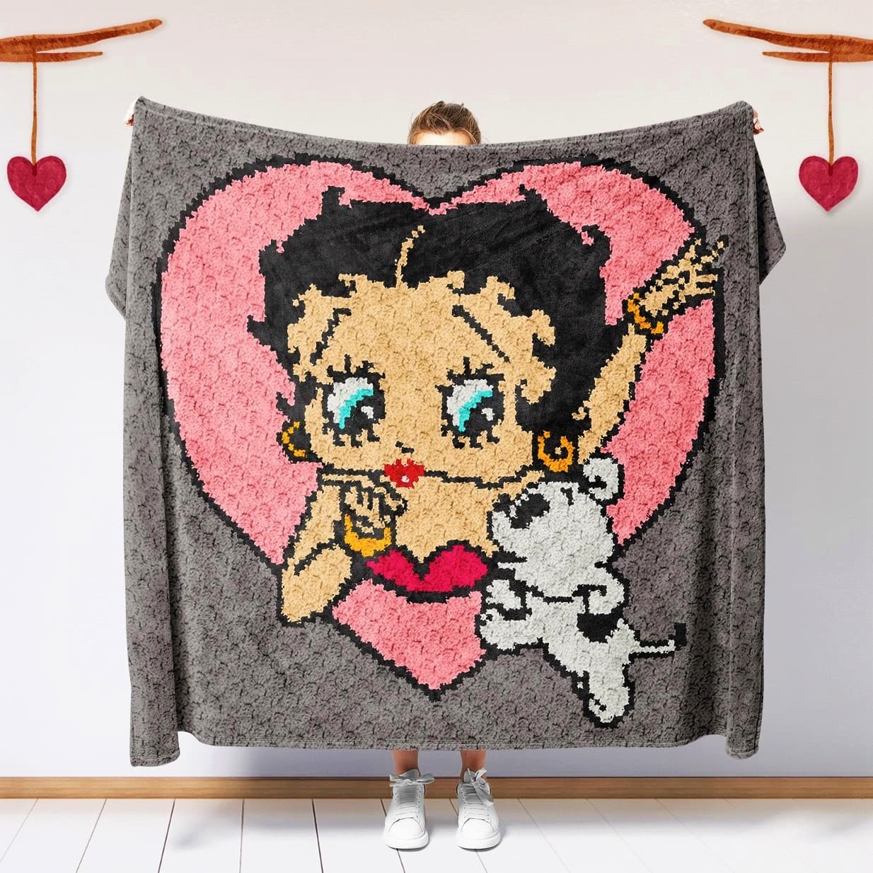 Betty Boop C2C Crochet Blanket Pattern