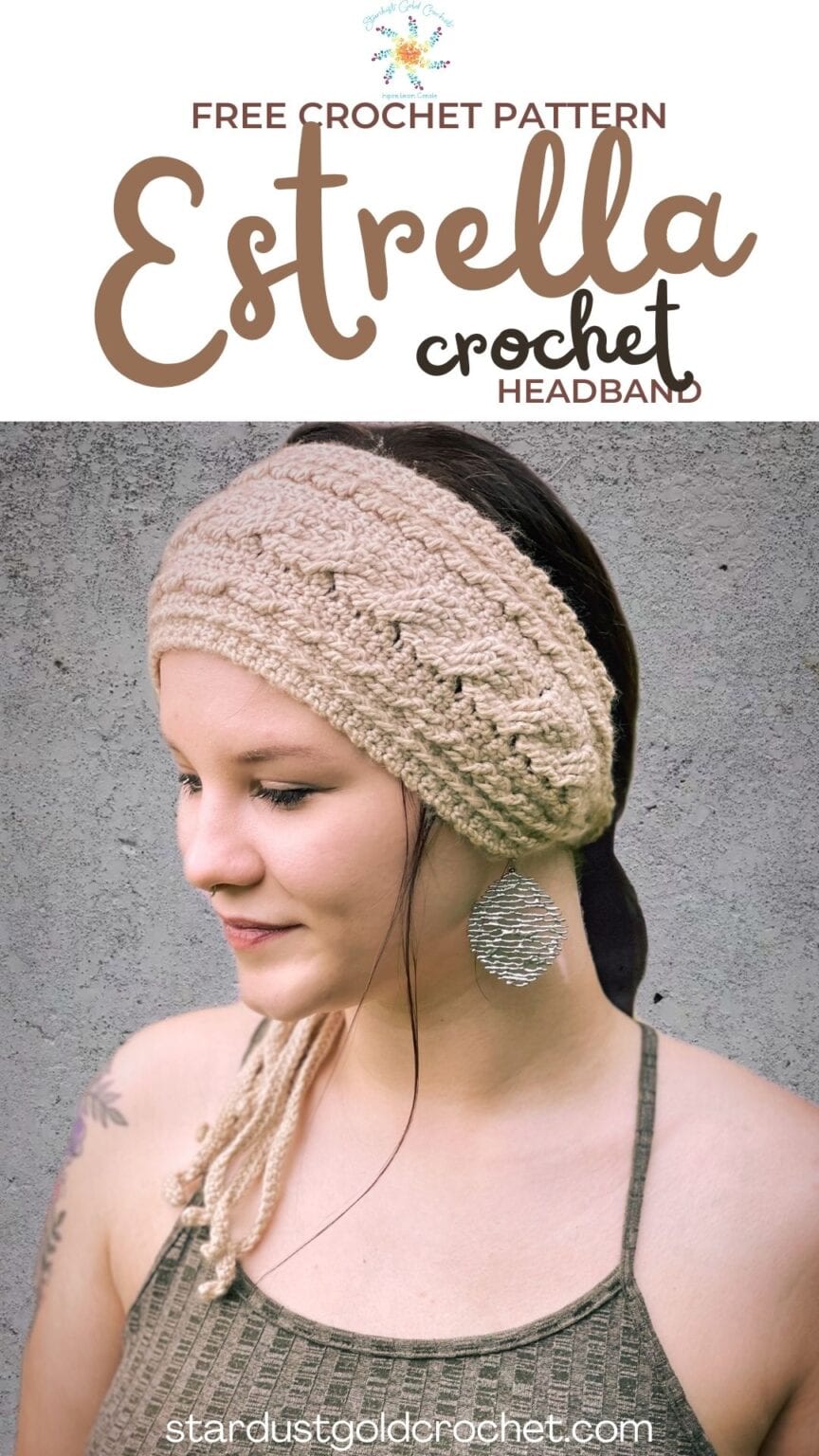 Estrella Crochet Cable Stitch Headband (Beautiful Celtic Crochet