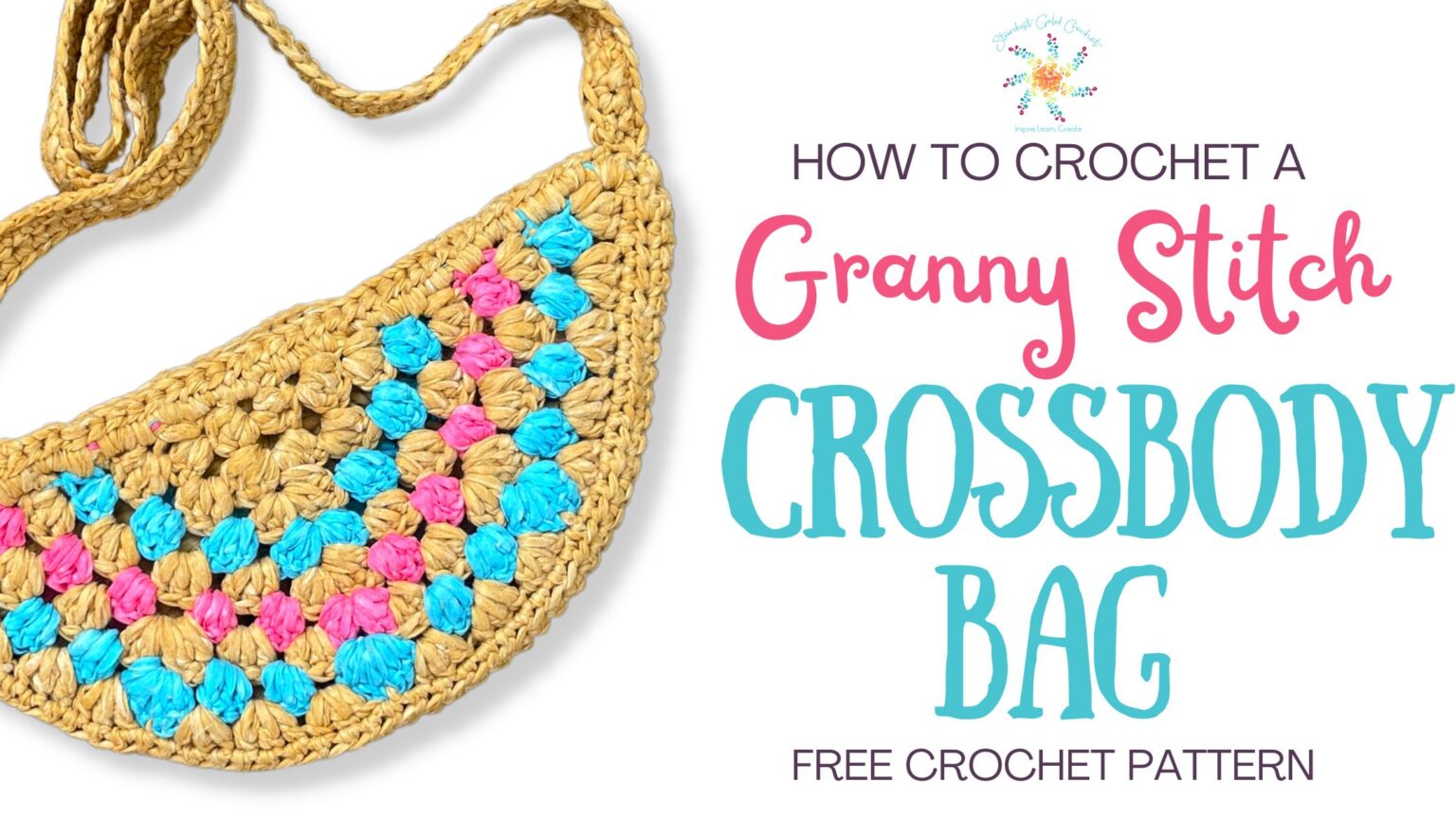 How To Crochet a Crossbody Bag Pattern (StepByStep) Stardust Gold