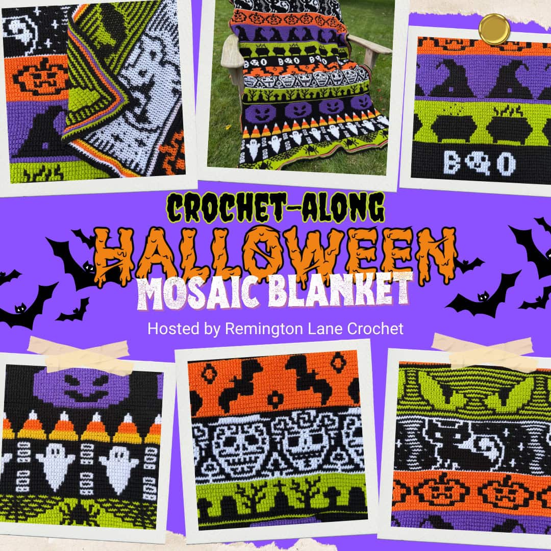 Halloween Mosaic Blanket CAL (2)
