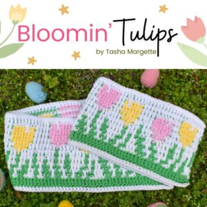bloomin' tulips mosaic crochet pattern