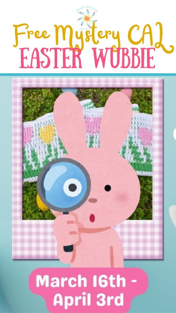 easter wubbie mystery mosaic crochet blanket