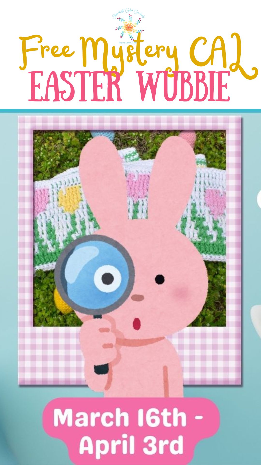 easter wubbie mystery mosaic crochet blanket