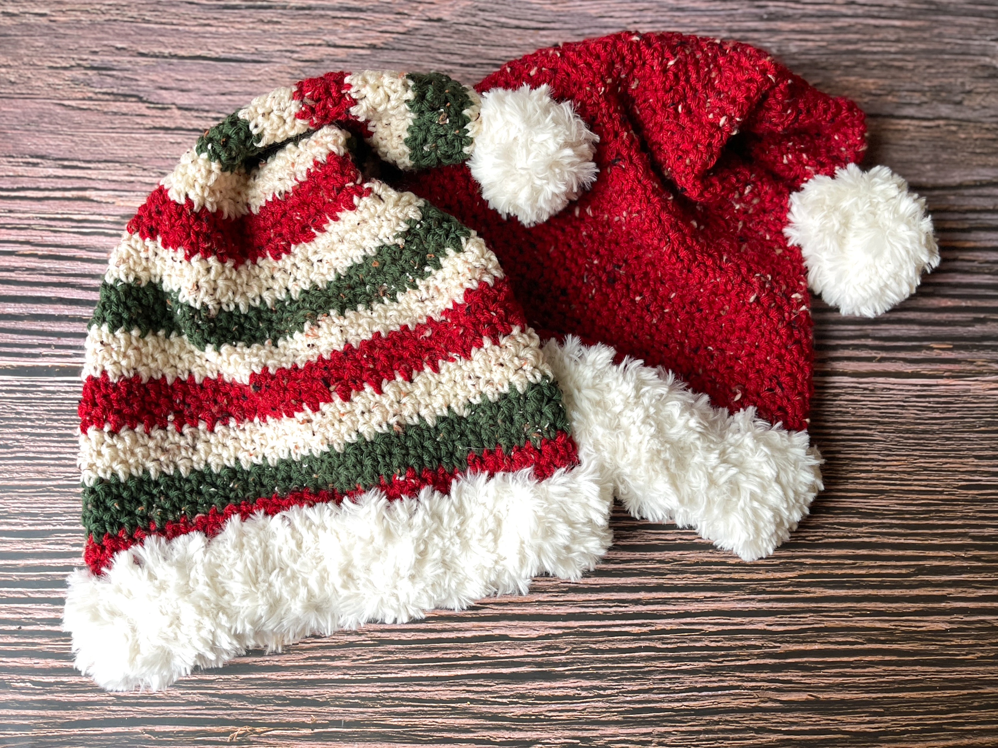 crochet classic christmas hat-08